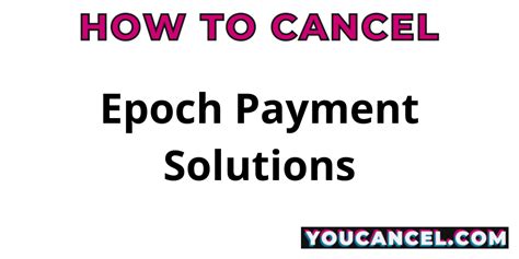 epoch billing cancel